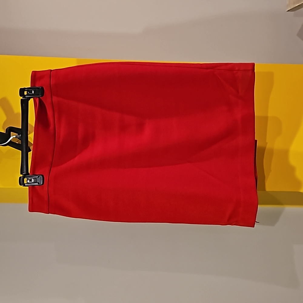 Ann Taylor Factory Red Pencil Skirt